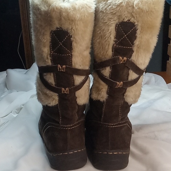 Baretraps women's brown winter boots zipper size 7 - Picture 3 of 8